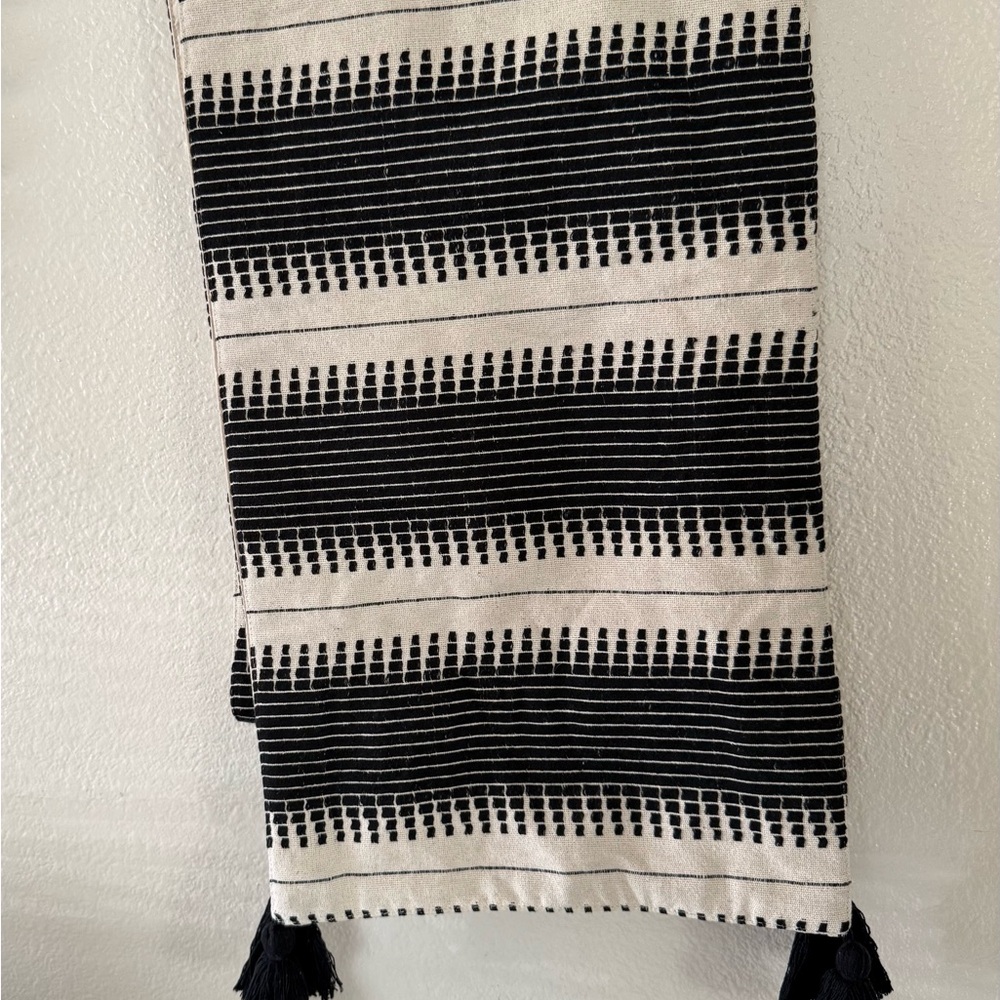 Black and White Geometric Resort Skirt